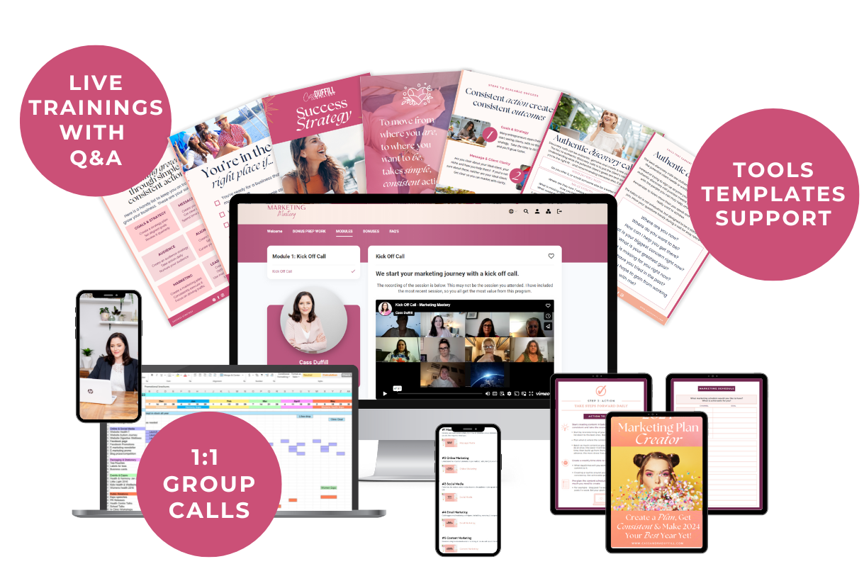 Marketing Mastery | The Best Online Program to learn how to market your business online - the easy way!