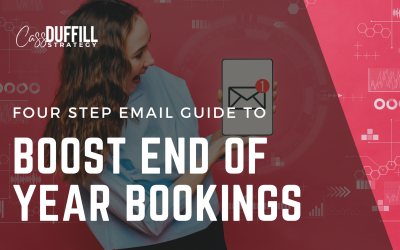 Four Step Email Guide to Boost End of Year Bookings