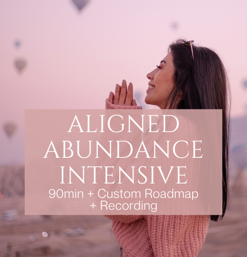 Aligned Abundance Intensive - Private Strategy & Energy Calibration Session Step into clarity, alignment, and next-level momentum with this focused 90-minute intensive. Together, we’ll map your 90-day business roadmap — blending intuitive insight and strategic precision to unlock your next level of abundance.